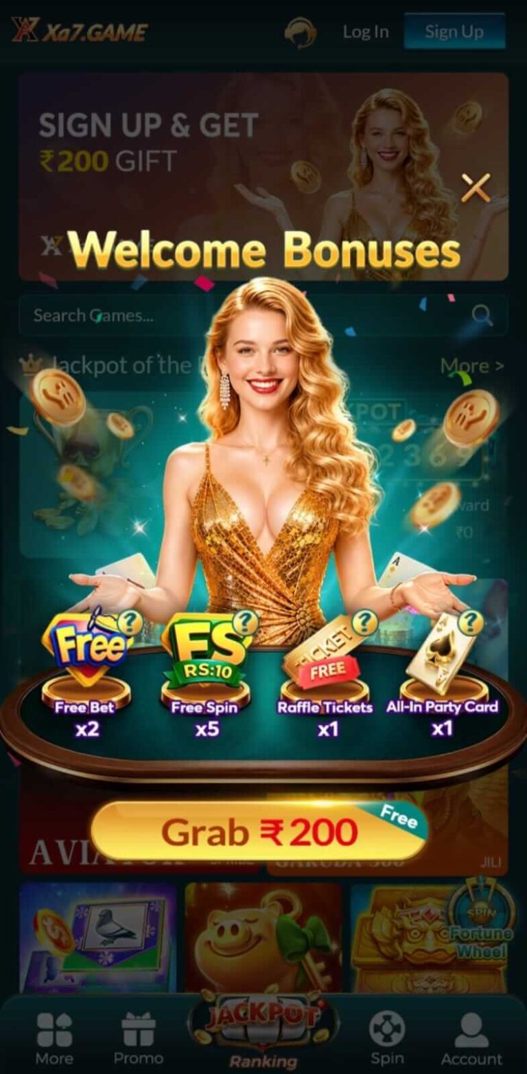XA7 Game Welcome Bonus